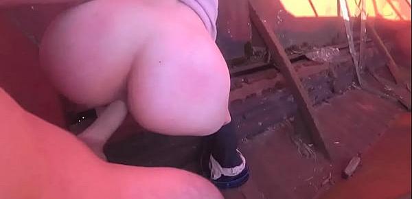 Blonde POV Blowjob and Hard Doggy Sex - Cumshot Closeup.